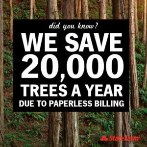 going paperless save trees