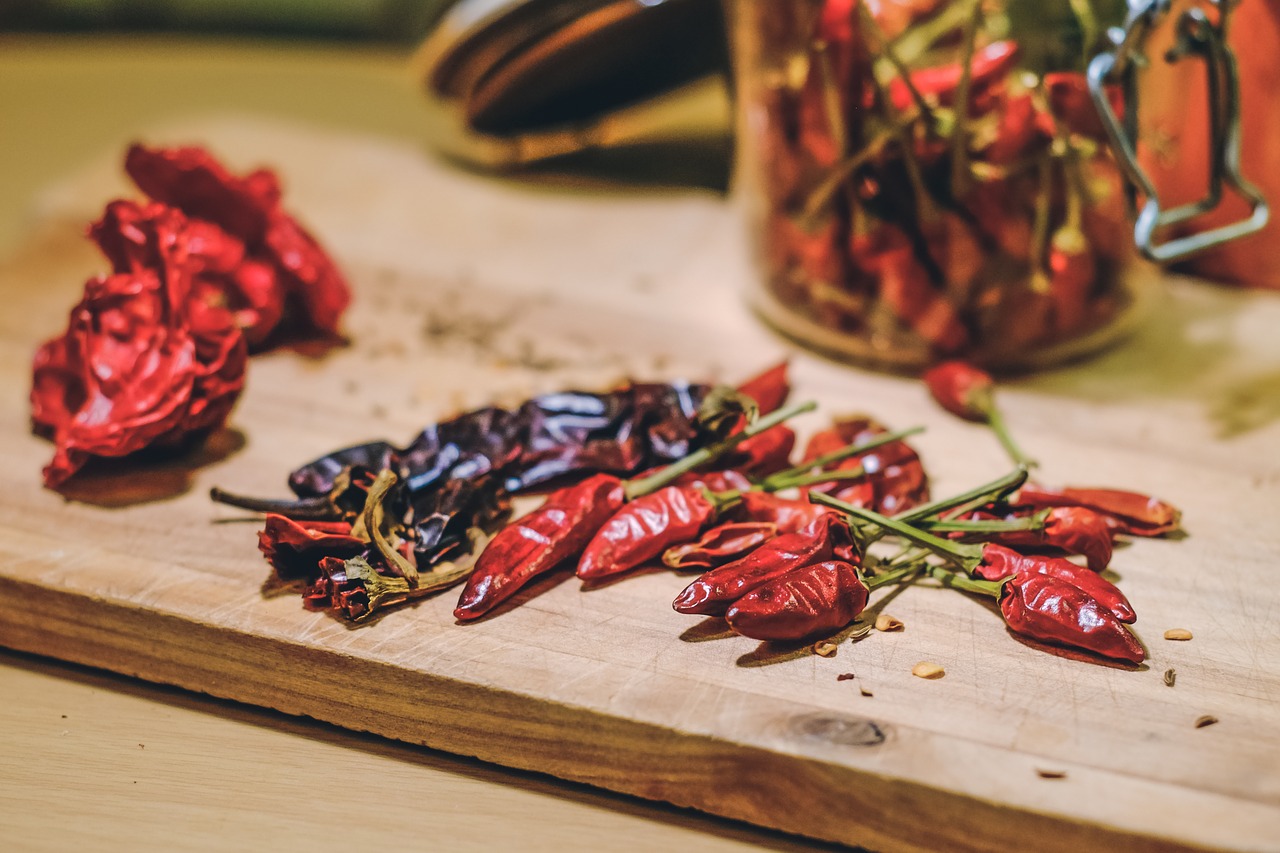 Roasted chilis are a potent ingredient of spicy beer, giving it a kick beer drinkers love