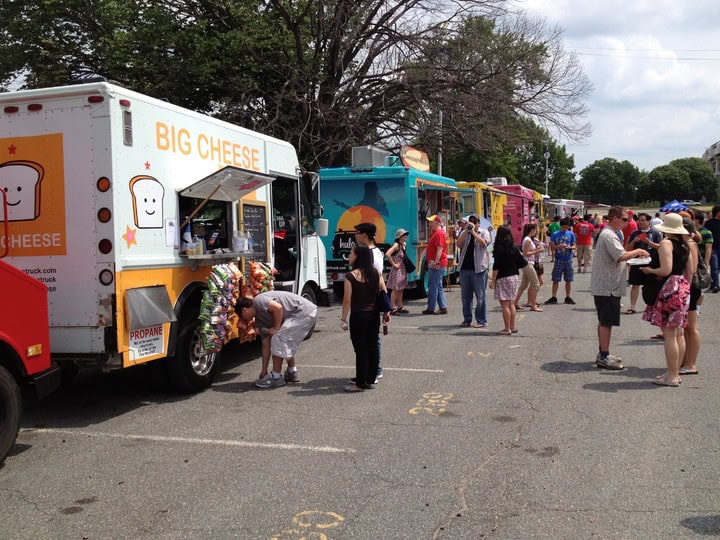 Where will you park your food truck? Many food trucks gather together in lots at festivals and other events. 